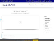 Tablet Screenshot of lab-comp.hu